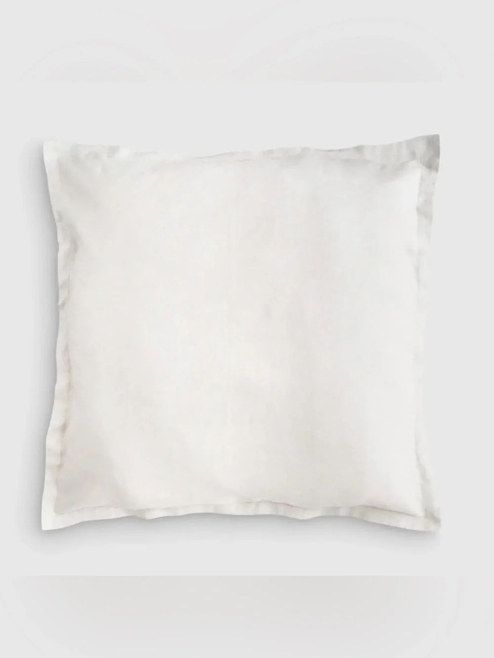 NWOT Quince European Linen Euro Sham, 26X 26 (White)